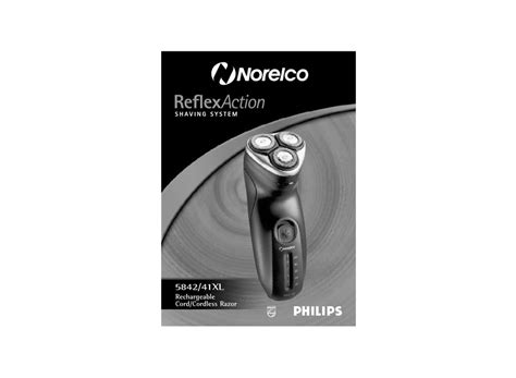norelco 5841xl replacement heads pdf manual